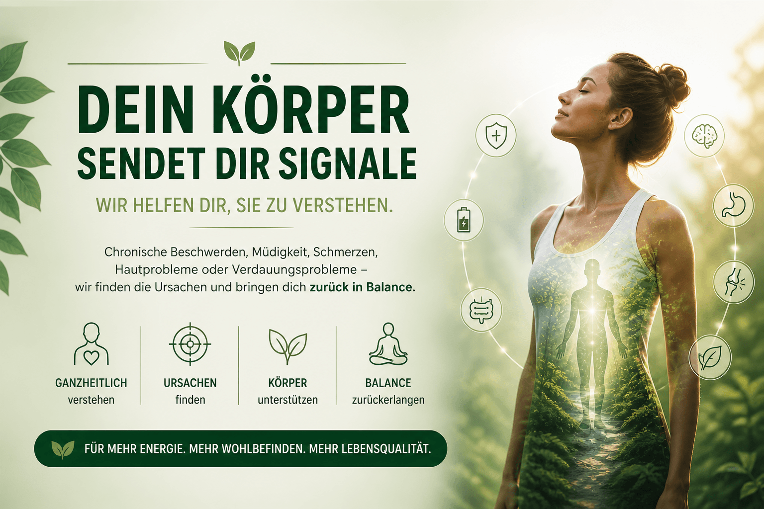 DEIN KÖRPER SENDET DIR SIGNALE - WAS TUN !!