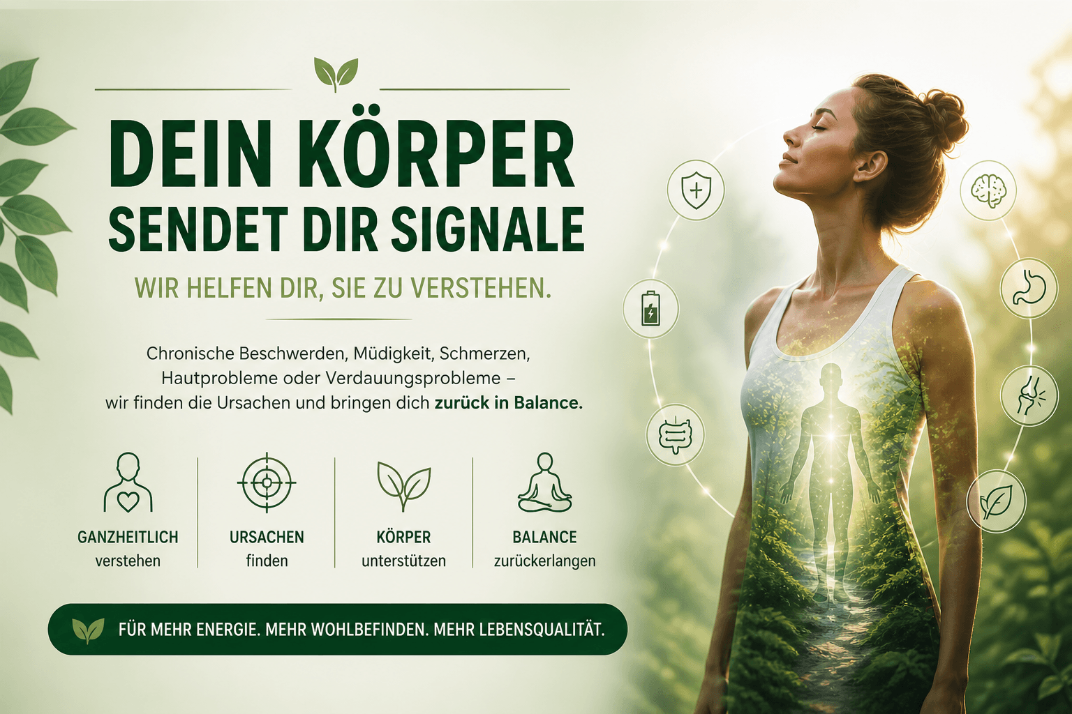 DEIN KÖRPER SENDET DIR SIGNALE - WAS TUN !!